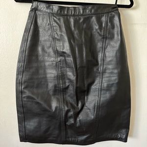 Vintage Winlit leather skirt
